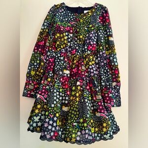 Disney Girls Size 7/8 Encanto themed long sleeve puffy bottom dress